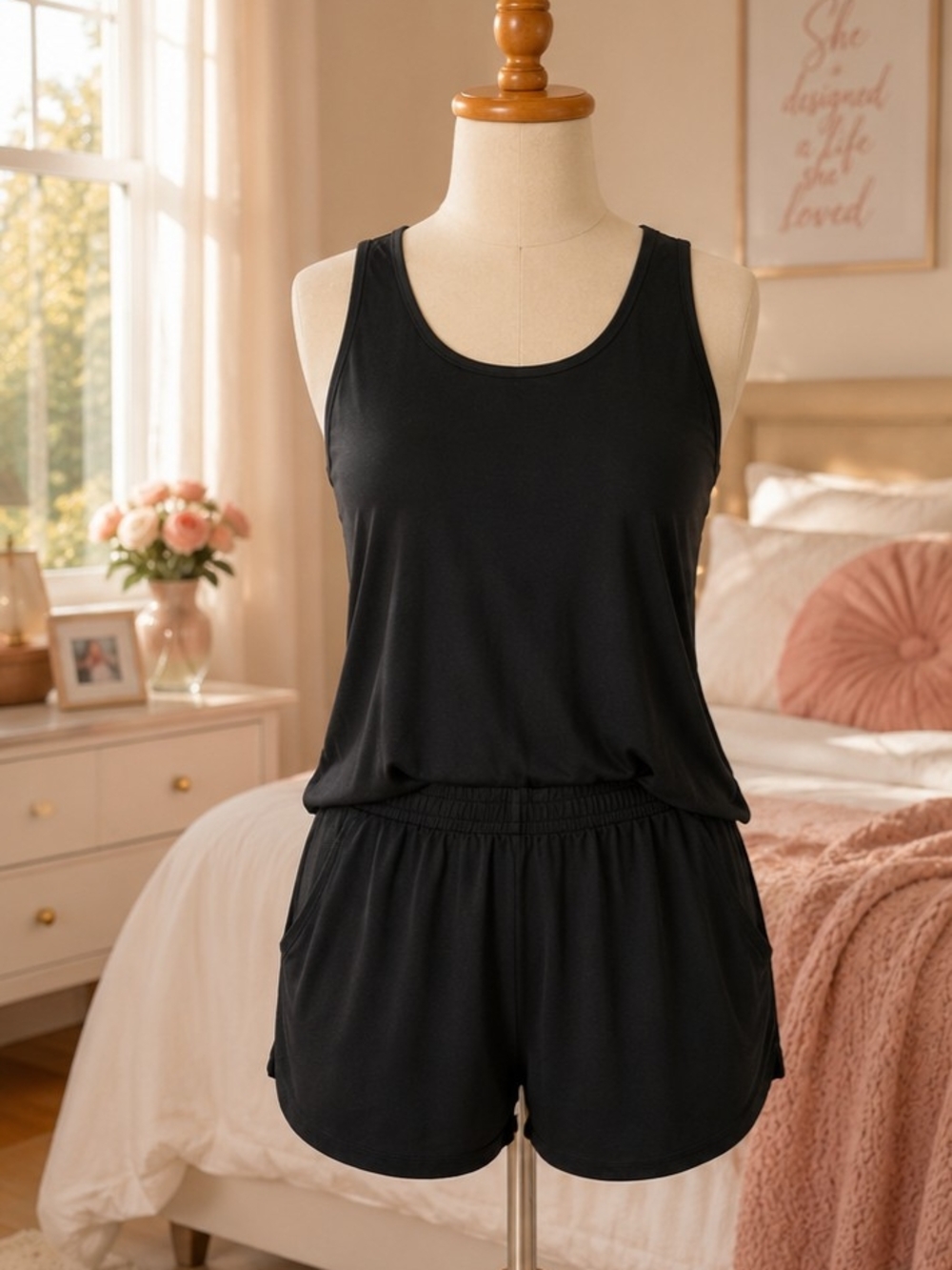 NWT Pop Fit 2XL Tank & Shorts Set 🖤